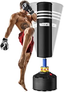 Dripex freestanding punch bag — 175 cm black